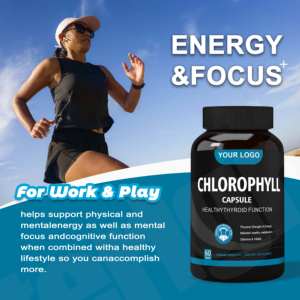 Comprimés de Chlorophylle Bio OEM ASAP - Supplément Nutritionnel à base d'Algues Spiruline pour Adultes, Qualité Alimentaire, 60 Comprimés, Soutien Énergétique - Product Image 3