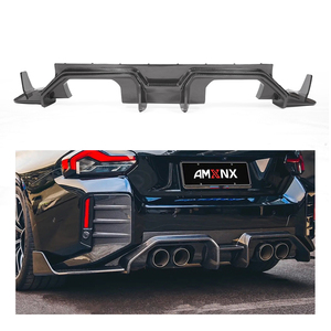 M2 G87 Quảng cáo Phong Cách Bất Khô Sợi Carbon Phía Sau Bumper Lip Khuếch Tán Splitter Cho BMW M2 G87 Phía Sau Khuếch Tán - Product Image 2