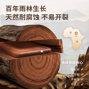 Ebony Wood Cutting Board Tray Round Steak Plate Household Serving Board For Party Dinner Bread Pizza - Product Image 4