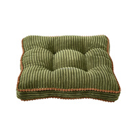Coussin de chaise en velours côtelé - Forme carrée, tissu épais et ultra doux, technique de couture - Coussin de chaise pour la maison et le bureau