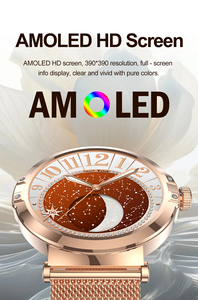 Montre intelligente à écran tactile, contrôle par application, moniteur de fréquence cardiaque, boîtier en alliage, étanche - Product Image 3