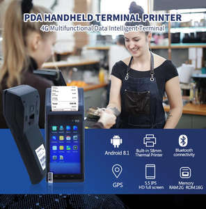 Máquina de Pedidos Portátil para Restaurantes de 5 Pulgadas/5.5 Pulgadas, <span class=keywords><strong>PDA</strong></span> Android, Terminal POS Android con Impresora Integrada y Escáner NFC de 16G - Product Image 6