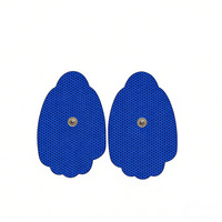 Petit appareil TENS Palm Unit avec électrodes à clipser 3,5 mm, machine de thérapie numérique, masseur, électrodes TENS pour la physiothérapie, dispositif médical