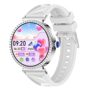 Orologio Smart di Lusso per Donne, Design Elegante, Impermeabile, con Bordo Diamantato, in Argento, Acquistabile Online su Alibaba Cina - Product Image 1