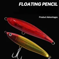 Leurre flottant de surface 140mm 67g pour pêche en eau salée, leurre dur pour gros gibier, pêche à la traîne, thon, bar, poisson-chat, eau douce