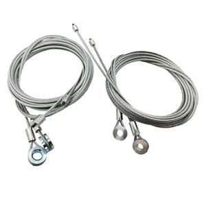 สายเคเบิลเหล็กชุบสังกะสีแบบกำหนดเองสำหรับ OEM พร้อมหัวรับแรงกด สำหรับลากสิ่งของบนชายหาดกลางแจ้ง - Product Image 4