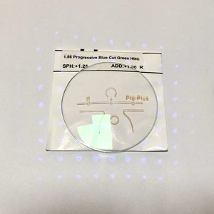 <span class=keywords><strong>Lentilles</strong></span> optiques progressives multifocales anti-lumière bleue 1.56 HMC vert/bleu 12/14/17mm <span class=keywords><strong>Lentilles</strong></span> optiques pour lunettes - Product Image 5