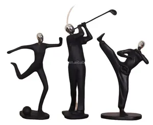 राल स्मारिका आइटम लोक शिल्प रचनात्मक खेल आदमी राल आधुनिक मूर्तिकला
