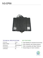 Panneau de commande tactile à capteur de vision Key-enc IV2-CP50 d'occasion, écran tactile résistif pour l'automatisation industrielle