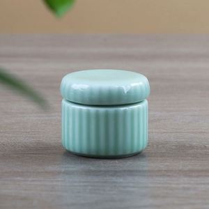 Nhỏ gốm lưu trữ Jar trà Caddy sọ<span class=keywords><strong>c</strong></span> trà container trà Organizer kẹo Jar lưu trữ chai lưu trữ Organizer kín Tank - Product Image 2