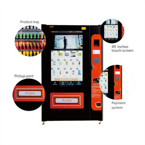 Xy máy bán đồ ăn nhẹ và đồ uống tốt nhất, với công suất lớn và màn hình cảm ứng 49 inch, có thể bán đồ ăn nhẹ và đồ uống lạnh. - Product Image 5