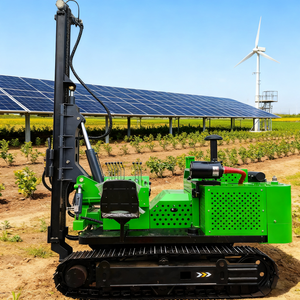 High-efficiency Hard Rock Drilling Multifunctional Hydraulic Solar Photovoltaic <strong>Pile</strong> <strong>Driver</strong> - Product Image 2