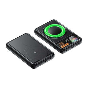 10000 MAh 20W 3A Fast <b>Charging</b> High Capacity Magnetic Wireless DC Bank <b>Type</b> <b>C</b> 15W Charger Holder 3-in-1 Digital Display - Product Image 6