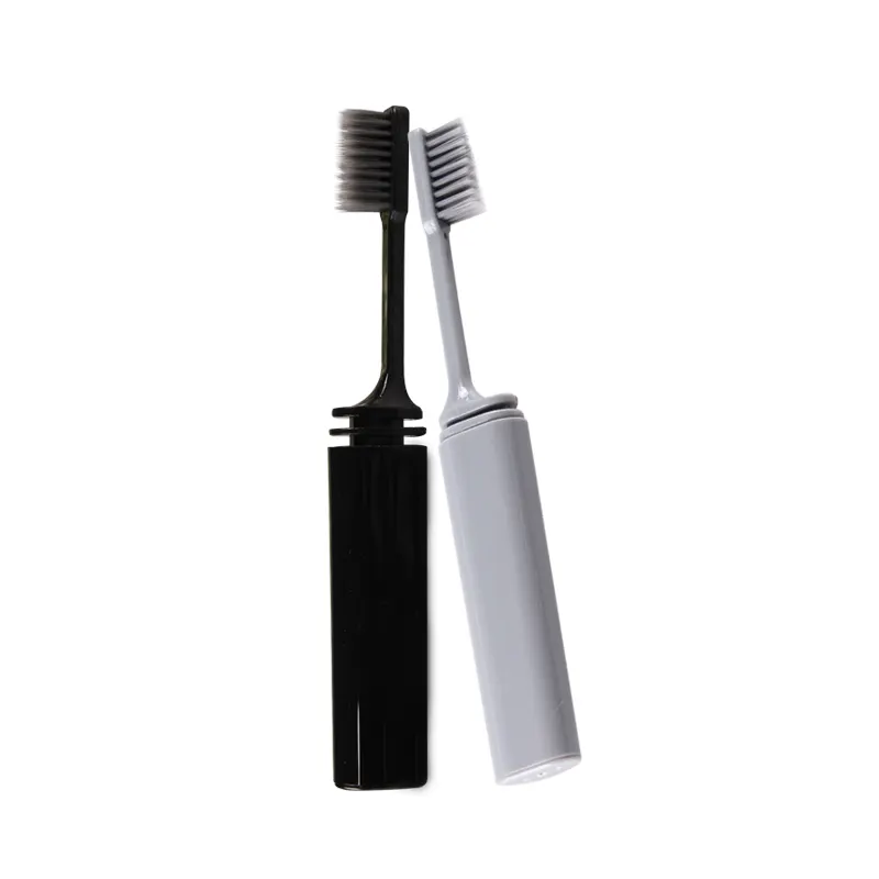OEM/Custom Soft Bristle Portable Folding Travel Toothbrush for adult