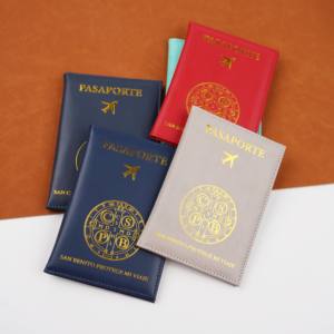 Pu Leer Paspoort <span class=keywords><strong>Cover</strong></span> Voor Kaarten Reizen Paspoorthouder <span class=keywords><strong>Document</strong></span> Organizer Case Voor Familie - Product Image 3