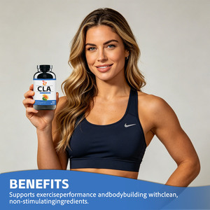 Cápsulas Blandas de CLA Premium con Aceite de Semilla de Cártamo que Apoyan el Rendimiento en el Ejercicio y el Desarrollo Muscular con un Estilo de Vida Saludable y un Peso Controlado - Product Image 4