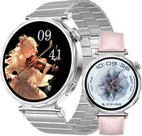 Montre connectée S6 Mini 2026 pour femme, écran AMOLED 1,32 pouces 480 * 480, appels, GPS, NFC, assistant vocal, musique