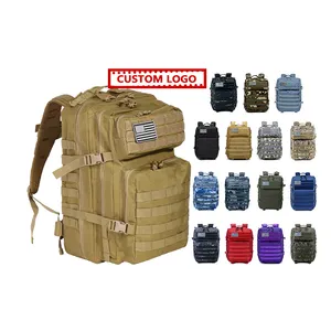 Hunting Back Pack Backpacks Wholesale Rucksack Gym Hiking Mochilas Waterproof Hunting 45L Molle Tactical Backpack Bags For Men