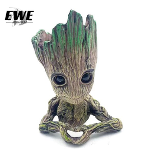 Ornement de Groot <span class=keywords><strong>pour</strong></span> <span class=keywords><strong>aquarium</strong></span>, diffuseur d'air, décoration, accessoires <span class=keywords><strong>pour</strong></span> <span class=keywords><strong>aquarium</strong></span>, décorations en résine <span class=keywords><strong>pour</strong></span> <span class=keywords><strong>aquarium</strong></span> - Product Image 2