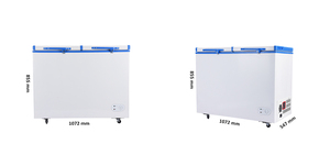 268L Solaire alimenté à la poitrine profonde camping <span class=keywords><strong>congélateur</strong></span> extérieur dc 12v solaire <span class=keywords><strong>réfrigérateur</strong></span> <span class=keywords><strong>congélateur</strong></span> - Product Image 5