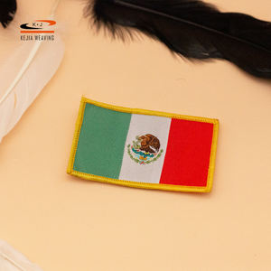 Écusson tissé personnalisé de haute qualité qui vaut la peine d'être acheté sans quantité minimale de commande nouveau style - Product Image 1