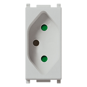 Sicury 2P+T 10A Brazilian <b>Socket</b> Silver <b>Plug</b> Outlet Electrical <b>Wall</b> <b>Socket</b> - Product Image 1