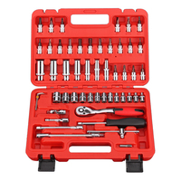 Boîte à outils avec clé à douille et outils, 94 pièces, outils mécaniques, boîte à outils de mécanicien