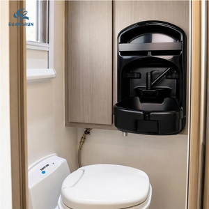 Fregadero Plegable Ajustable Moderno y Ligero de Acrílico Negro Guangrun <span class=keywords><strong>para</strong></span> Autocaravanas, <span class=keywords><strong>Caravanas</strong></span> y Baños de Vehículos - Product Image 1