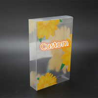 Autocollants personnalisés CMYK transparents en PVC/PET recyclables pour boîtes cadeaux, design pliable mignon, matériaux recyclés, bougies UV