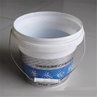 Poignée de seau en fil métallique avec poignée en plastique pour seau, poignée de remplacement durable en métal pour seau à peinture