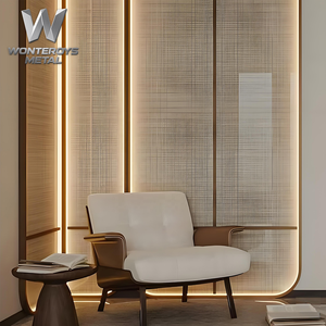 Paravent en métal personnalisé <span class=keywords><strong>Homedeco</strong></span>, cloison en acier inoxydable pour intérieur, chambre de luxe dorée, Art Déco, salon, hall, restaurant - Product Image 6