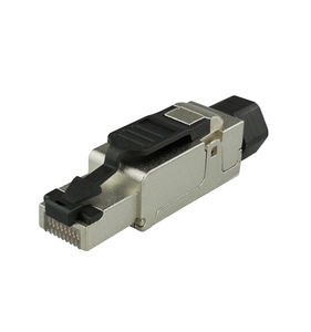 Conectores Metálicos Keystone Jack RJ45 Blindados para Redes Ethernet CAT8/CAT5E/CAT6/CAT7/CAT6A de 23AWG, Blancos/Plateados - Product Image 5
