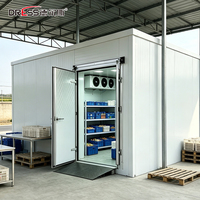 Chambre froide compacte sur mesure de 5 tonnes, système de refroidissement pour boucherie, prix usine