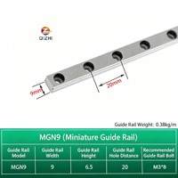 Guide linéaire alternatif MGN9 MGN9C, rail coulissant miniature de précision fabriqué en Chine, unité complète