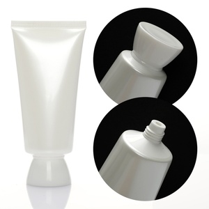 Luxury Customized Lotion Cosmetic Skincare <b>Tube</b> Round <b>Plastic</b> Squeeze Packaging - Product Image 1