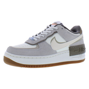 Chaussures Nike Air Force 1 Shadow pour femmes Voile Ivory Pale Grey Fog Chunky Sneakers - Product Image 1