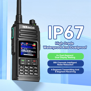 <span class=keywords><strong>Radio</strong></span> bidirectionnelle analogique quatre bandes MainLink W08, puissance 10W, 199 canaux, étanche IP67 pour communication longue portée - Product Image 1