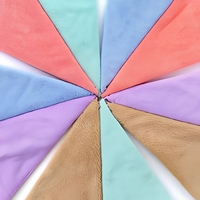 Serviette carrée en velours corail, douce et absorbante, en microfibre, pour le nettoyage de la salle de bain