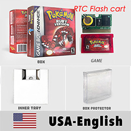 USA ruby RTC Flash cart box