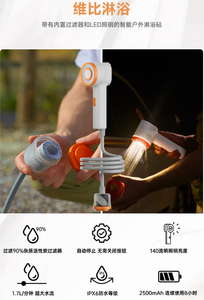 Herramienta mágica para ducha <span class=keywords><strong>de</strong></span> exterior y dormitorio, ducha inteligente eléctrica portátil y simple <span class=keywords><strong>de</strong></span> autosucción para uso doméstico y <span class=keywords><strong>alquiler</strong></span> - Product Image 5