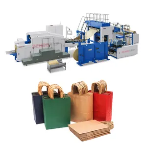 Multifunction paper bag making machine ruian