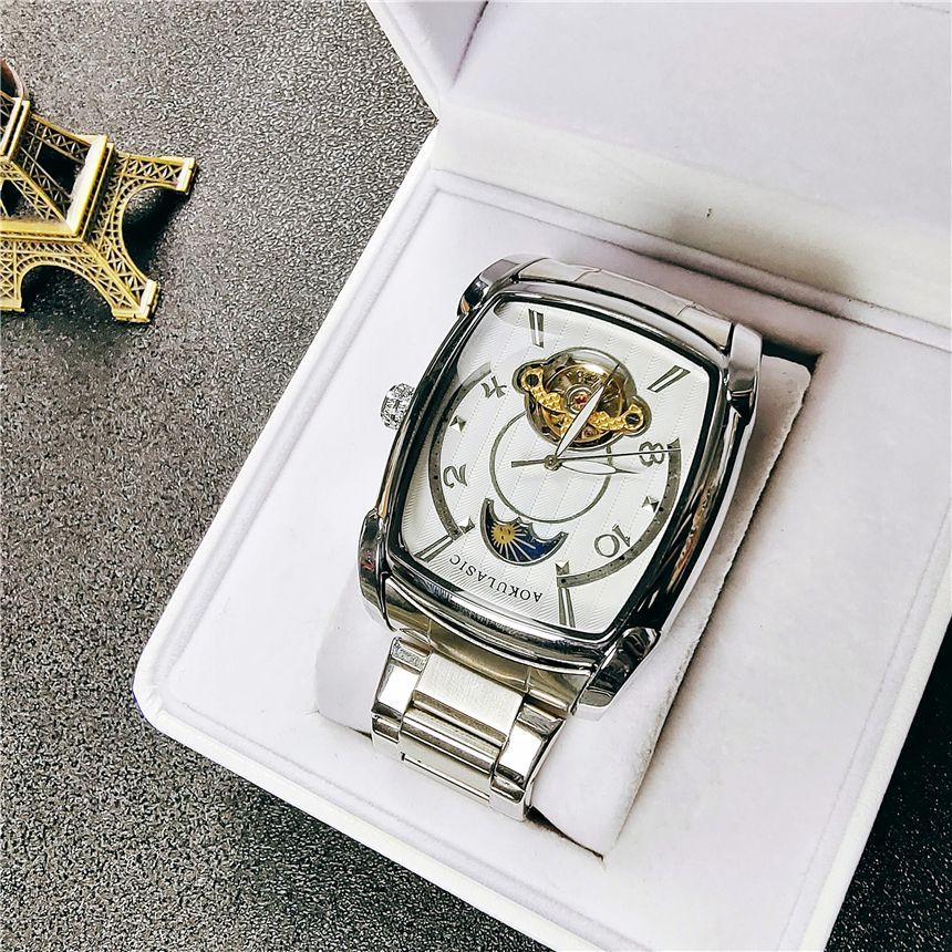 Luxury Automatic Mechanical Watch for Men - Bucket Shaped, Waterproof ...
