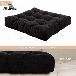 Maßgefertigtes Übergroßes Nachhaltiges Meditationskissen – Hochdichtes Marokkanisches Quadratisches Bodenkissen - Product Image 2