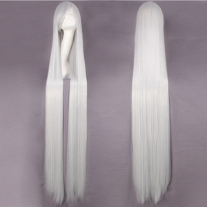 Peluca Sintética Ainizi al por Mayor, de 150 cm de Largo, Lisa, Resistente al Calor, de Color Sólido, para Cosplay de Halloween - Product Image 3