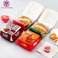 Boîte à déjeuner et à raviolis en papier kraft jetable de haute qualité, recyclable, avec pelliculage mat et revêtement UV, personnalisable, sécuritaire pour les aliments