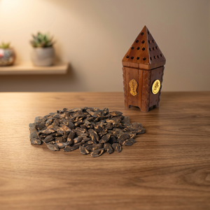 Sanai Tahlil Safa N° 90 Accessoire en bois naturel pour diffuseur d'huiles essentielles, artisanat d'aromathérapie, décoration parfumée - Product Image 1