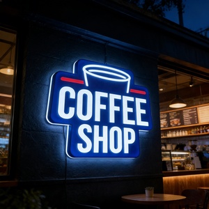 Free Design Custom Logo Lightbox Sign Ultra-Thin Acrylic Business LED LightBox Sign for Shop Wall Decor - Product Image 3