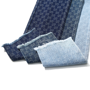 <span class=keywords><strong>Tessuto</strong></span> Denim Jacquard con Alfabeto GG, 80% Cotone, Blu, per <span class=keywords><strong>Jeans</strong></span>, 10.5 Oz, Alta Qualità, Vendita all'Ingrosso - Product Image 4
