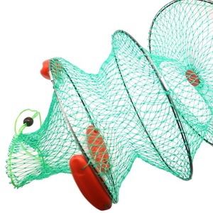 Trois dérive protection de la <span class=keywords><strong>mer</strong></span> filet de pêche poche filet sac séchage rapide pliant Cage à poisson épaissi panier à poisson accessoires de pêche - Product Image 2