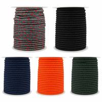 Câble de treuil UHMWPE 6 mm, rouleau de 50 m, ligne de treuil synthétique Dyneema, 12 brins, haute résistance, câble de remorquage pour ATV, UTV, tout-terrain, marine